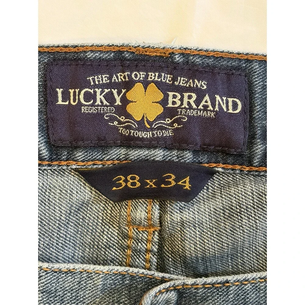 Lucky Brand‎ Jeans Men's 38x34 Blue Med Wash 361 Vintage Straight